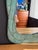 1980s 1980s Tessellated Green Stone Monstera Leaf Wall Mirror For Sale - Image 5 of 12