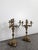 Vintage Gilt Bronze Candelabras, Set of 2, in Very Good conditions.