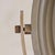 Gray Italian Round Vanity Mirror Attributed to Sergio Mazza for Artemide, 1960s For Sale - Image 8 of 9