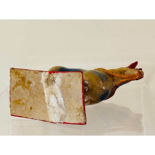 1940’s Mexican Folk Art Pottery Horse For Sale - Image 13 of 13