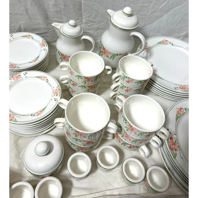 Contemporary 1960s Villeroy & Bosch Pattern Miami China Set - 102 Pieces For Sale - Image 3 of 11