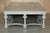Solid Six Pillar French Country House Coffee Table in Original Paint For Sale - Image 17 of 18