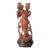 Chinese Carved Wood Celestial Maiden Statue For Sale