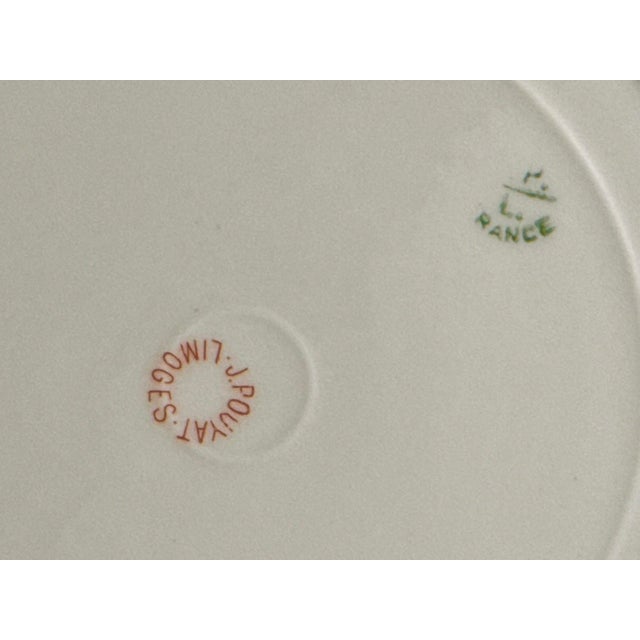Antique Haviland Limoges Luncheon Plates - Schleiger Patterns - Set of 6 For Sale - Image 12 of 12
