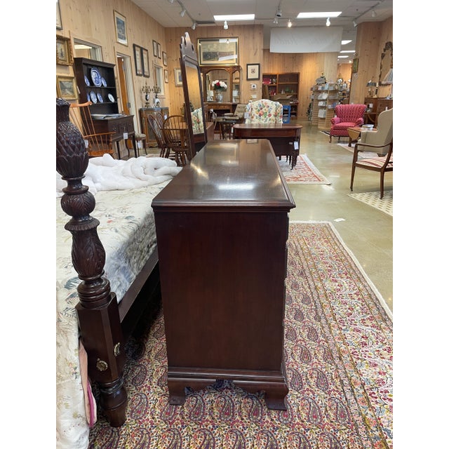 American Century Furniture Cherry Dresser With Mirror – Henry Ford Museum Collection For Sale - Image 3 of 12