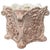 Beautiful vintage Italian ceramic pot. Scroll motif that resembles a Corinthian capital.