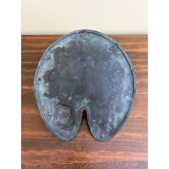 Metal Vintage English Country Iron Garden Sundial With Frog on a Lily Pad For Sale - Image 7 of 7