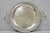 Victorian Vintage Oneida Victorian Round Silver Plated Serving Platter Tray W/ Handles For Sale - Image 3 of 14