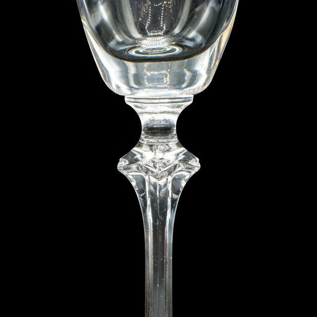 Set of 12 Vintage Champagne Flutes, Continental, Wine Glass, Gold Leaf, c.1980 For Sale - Image 10 of 10