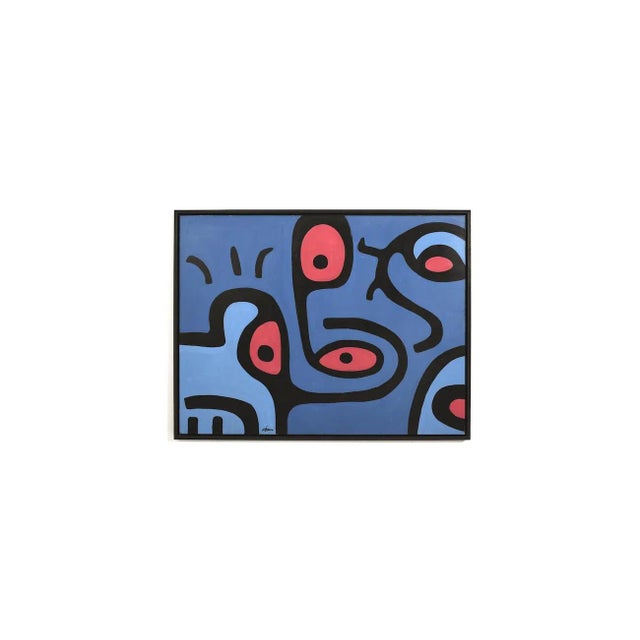 Reflections of Forgetfulness Acrylic on Canvas by Pejman Ebadi, 1994 For Sale - Image 11 of 11