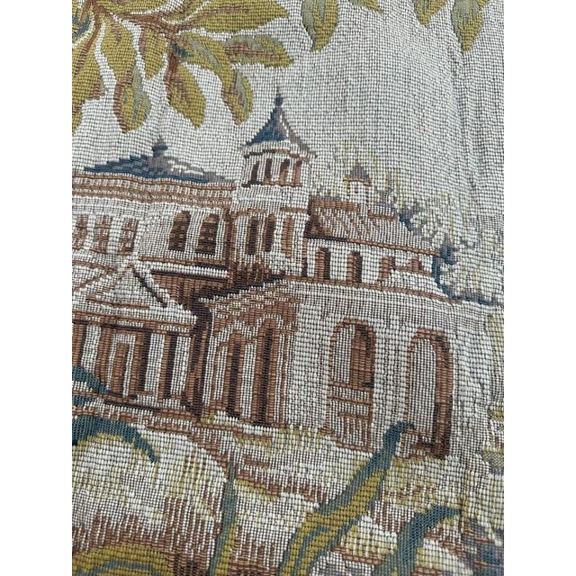 Vintage French Jacquard Tapestry in the style of Aubusson, 1970s For Sale - Image 16 of 18
