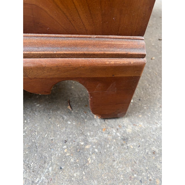 1960s Unique Furniture Makers 6 Drawer Tallboy For Sale - Image 9 of 10
