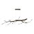 Christopher Poehlmann, Contemporary, Massive Modern Sculptural Branch Chandelier For Sale