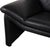 Atlanta 2-Seater Sofa and Armchair in Black Leather from Lauuser, Set of 2 For Sale - Image 9 of 18