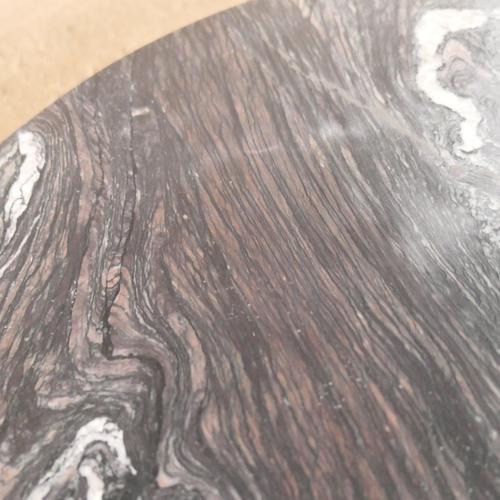 Stone Cipollino Marble Coffee Table For Sale - Image 7 of 16