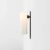Contemporary Odyssey LG Black Wall Sconce by Schwung For Sale - Image 3 of 5
