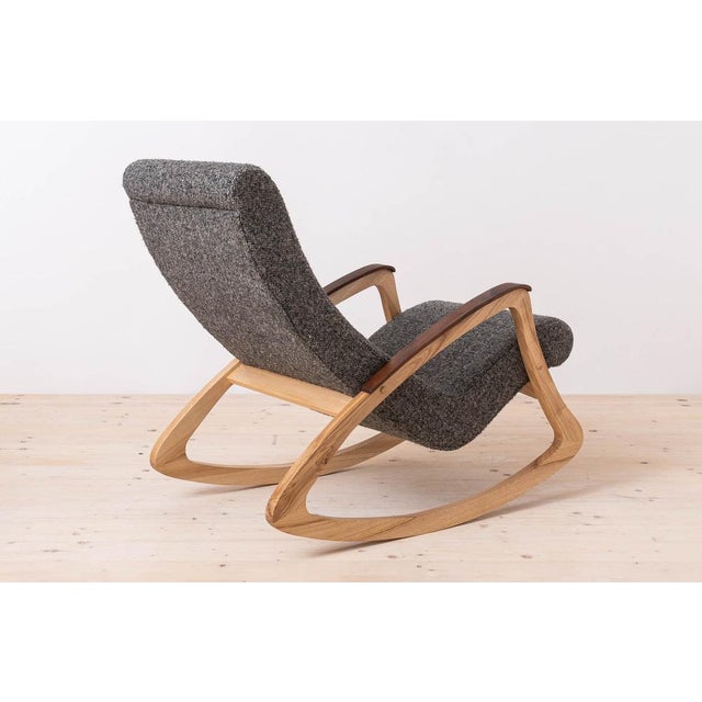 Mid-Century Modern Rocking Chair, 1950s For Sale - Image 4 of 14