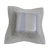 1990s 7" African Tribal Motif Fused Glass Decorative Square Dish For Sale - Image 5 of 7