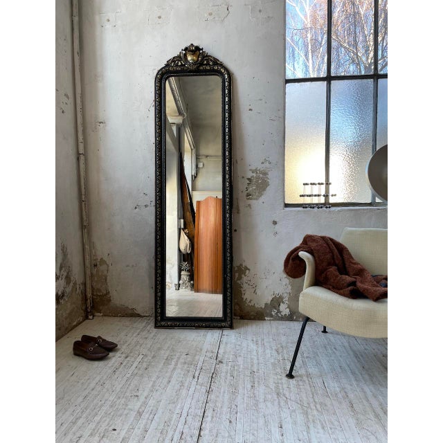 Wood Large Louis Philippe Mirror For Sale - Image 7 of 18