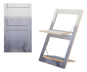 Fläpps Folding Chair – Fading Grey by Monika Strigel for Ambivalenz