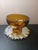 Exquisite Waterford Amber Crystal Pedestal Bowl For Sale - Image 4 of 7