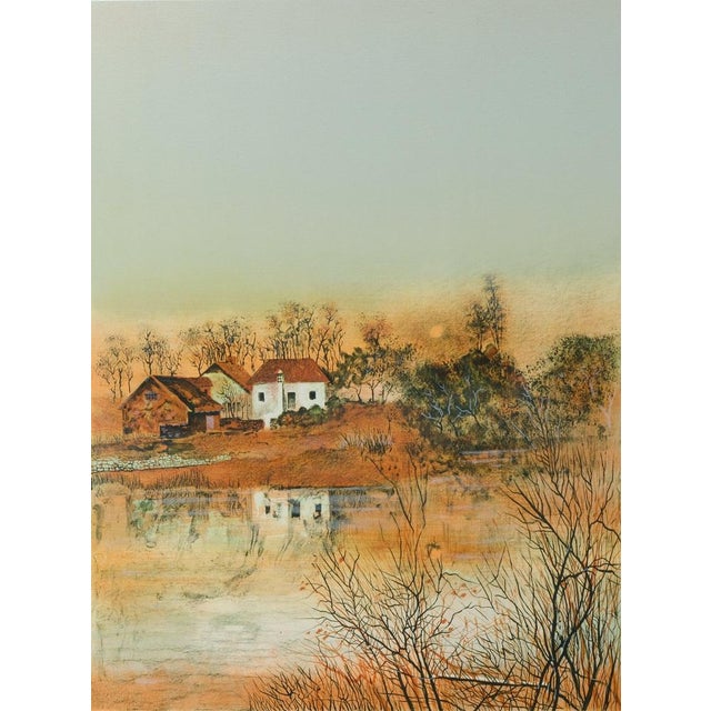 Modern Antonio Rivera, Coucher de soleil, Lithograph For Sale - Image 3 of 9