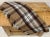 Soft Merino Lambswool Knee Rug / Blanket in a Classic Tan Burberry-Like Tartan Plaid Pattern - Made in England For Sale - Image 9 of 12
