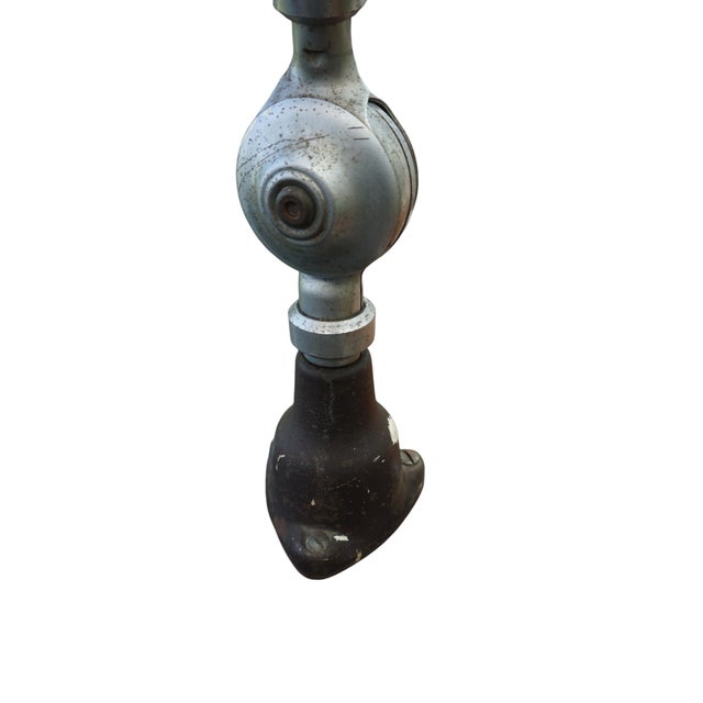Industrial Vintage Industrial Triplex Pendulum Clamp Lamp by Johan Petter Johansson for Asea, Sweden, 1930s For Sale - Image 3 of 12