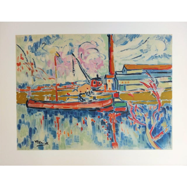 Maurice de Vlaminck, La Seine à Chatou, Lithograph For Sale