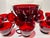 Vintage MCM Anchor Hocking Royal Ruby Red Punch Bowl and Cups - Set of 12 Cups For Sale In Washington DC - Image 6 of 12