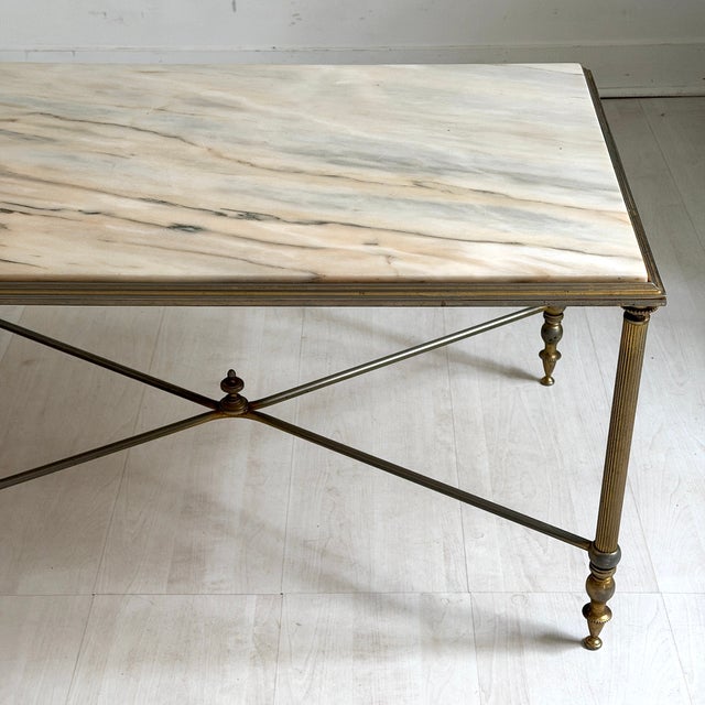 Vintage Neoclassical Coffee Table, 1970s For Sale - Image 3 of 12