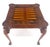 Maitland - Smith Leather Top Chippendale Style Ball & Claw Feet Backgammon Chess Game Table MINT! For Sale - Image 4 of 13