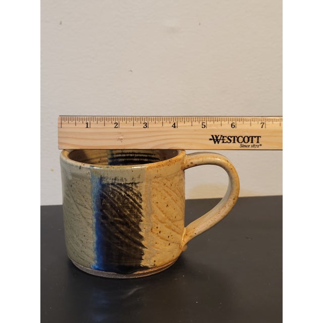 Ceramic Studio Pottery Stoneware Coffee Mug Handmade Oversize For Sale - Image 7 of 13