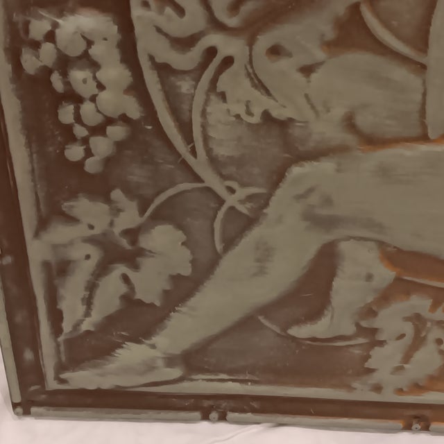 Brown Punched Tin Greek Mythology Wall Art For Sale - Image 8 of 17