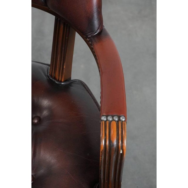 Chesterfield Dining Chairs in Cowhide, Set of 4 For Sale - Image 11 of 18