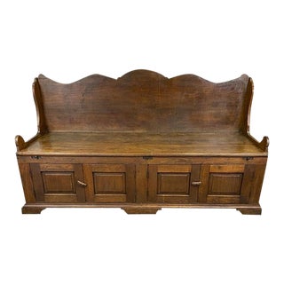 Tuscan Walnut Entry Bench For Sale
