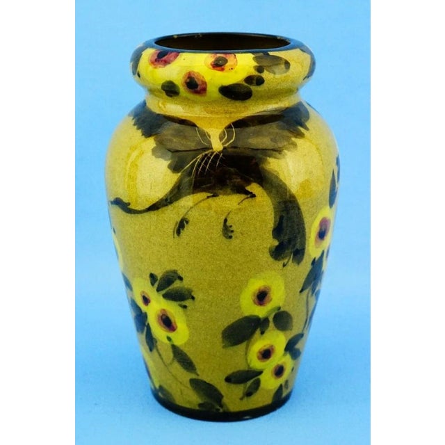 Black Art Deco Ceramic Vase attributed to Romeo Bevilacqua for Landa, Albisola, Genoa, Italy, 1920s For Sale - Image 8 of 18