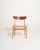Beech and teak chairs with woven paper cord seats. Designed by hans j. Wegner for carl hansen & søn, 1950s, model “ch23”....