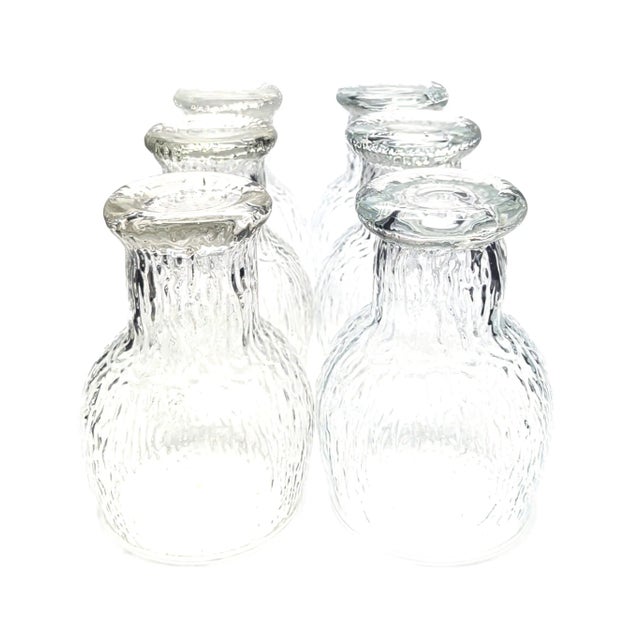 Indiana Glass Company Vintage Indiana Glacier Beer Glass Goblets, Set of 6 For Sale - Image 4 of 10