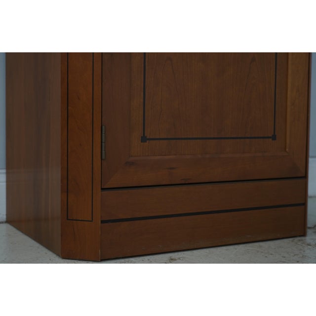 Stickley 21st Century Collection Cherry Curio Cabinet Bookcase For Sale - Image 10 of 18