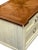 1970s Vintage American of Martinsville Parquet Top White Nightstands - a Pair For Sale - Image 10 of 13