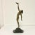 Vintage French Art Deco Pierre Le Faguays Bronze Nude Sculpture, Girl With Dove For Sale - Image 9 of 18