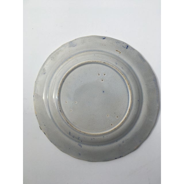 Early 19th Century Blue & White Willow Pattern Plate For Sale In Monterey, CA - Image 6 of 11