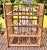 Vintage Bamboo Rattan and Cane 12 Bottle Wine Rack For Sale - Image 4 of 9