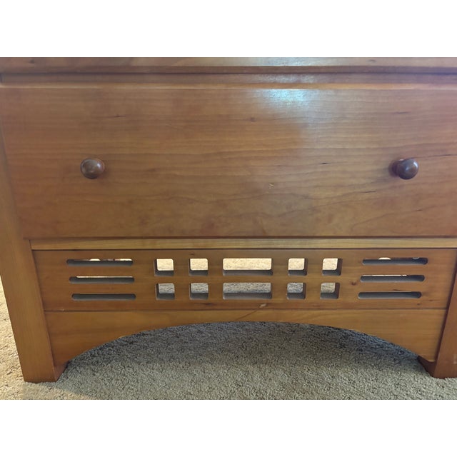 American Vintage Harden Solid Cherry Three-Drawer Chest For Sale - Image 3 of 6