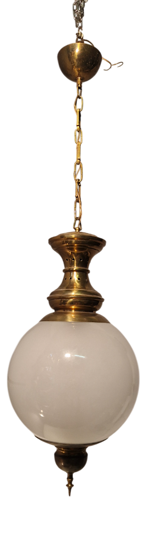 Boccia LS1 Pendant Lamp with Clear Glass Sphere by Luigi Caccia Dominioni for Azucena, 1960s