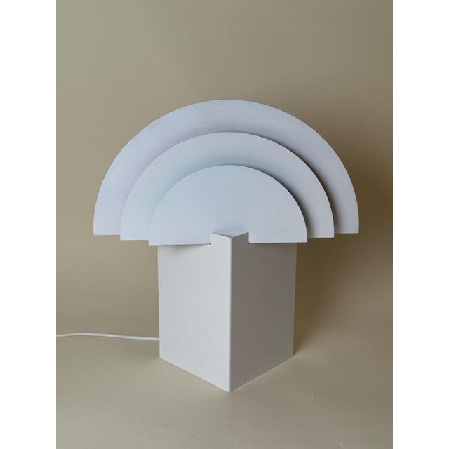 Rare large “no neon” table and wall lamp designed by swedish architect and designer olle andersson for the renowned...