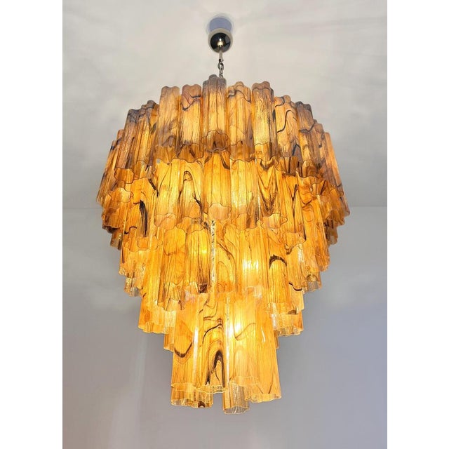 Italian Chandelier in Murano Glass, 1990 For Sale - Image 10 of 15
