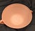 1940s Vintage 1940s Hazel-Atlas "Moderntone" Platonite Pastel Handled Cream Soup Bowls - Coral Set of 5 For Sale - Image 5 of 5