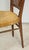 Set of 4 Italian Cerused Oak Chairs With Rushed Seats For Sale In New York - Image 6 of 12